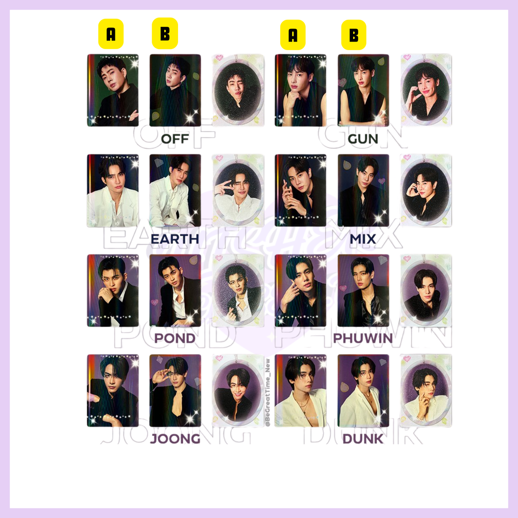 GMMTV BLACK IN COLOR COLLECTIBLE RANDOM CARDS