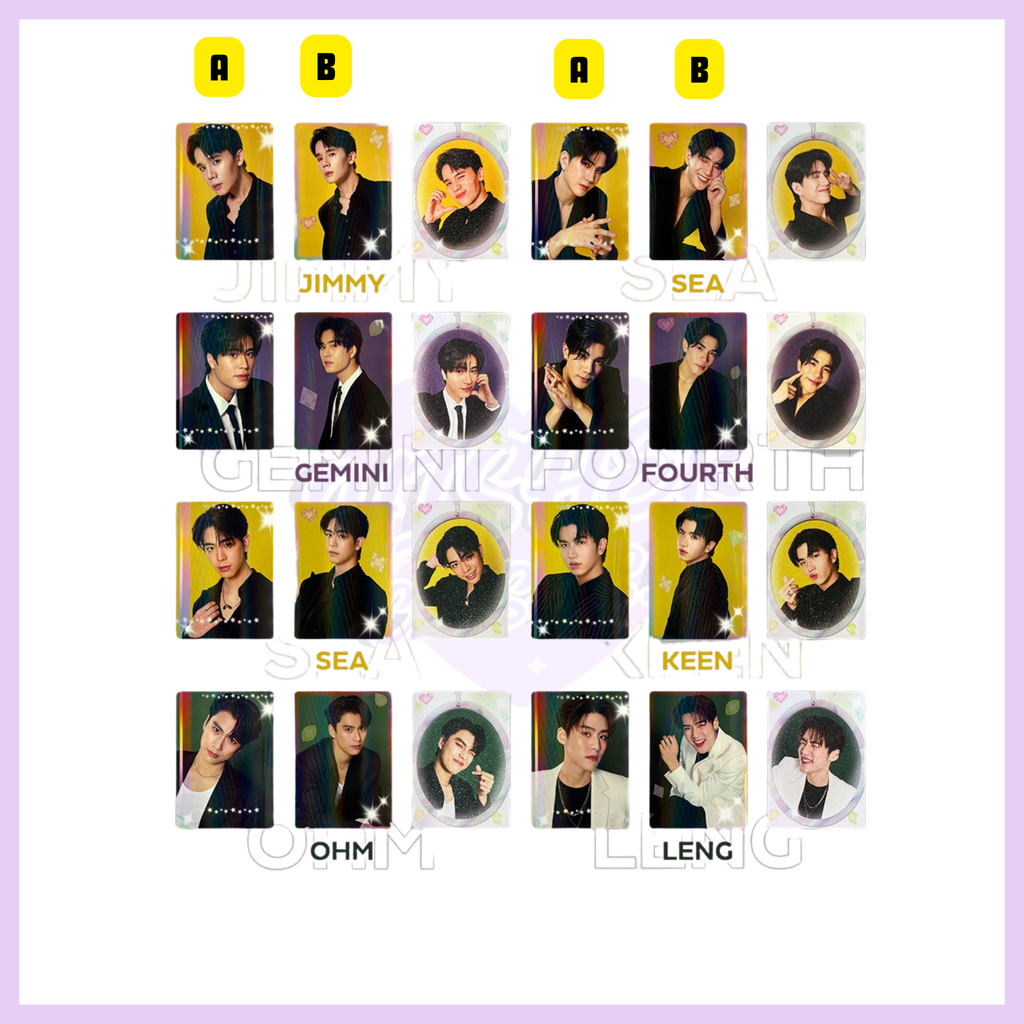 GMMTV BLACK IN COLOR COLLECTIBLE RANDOM CARDS