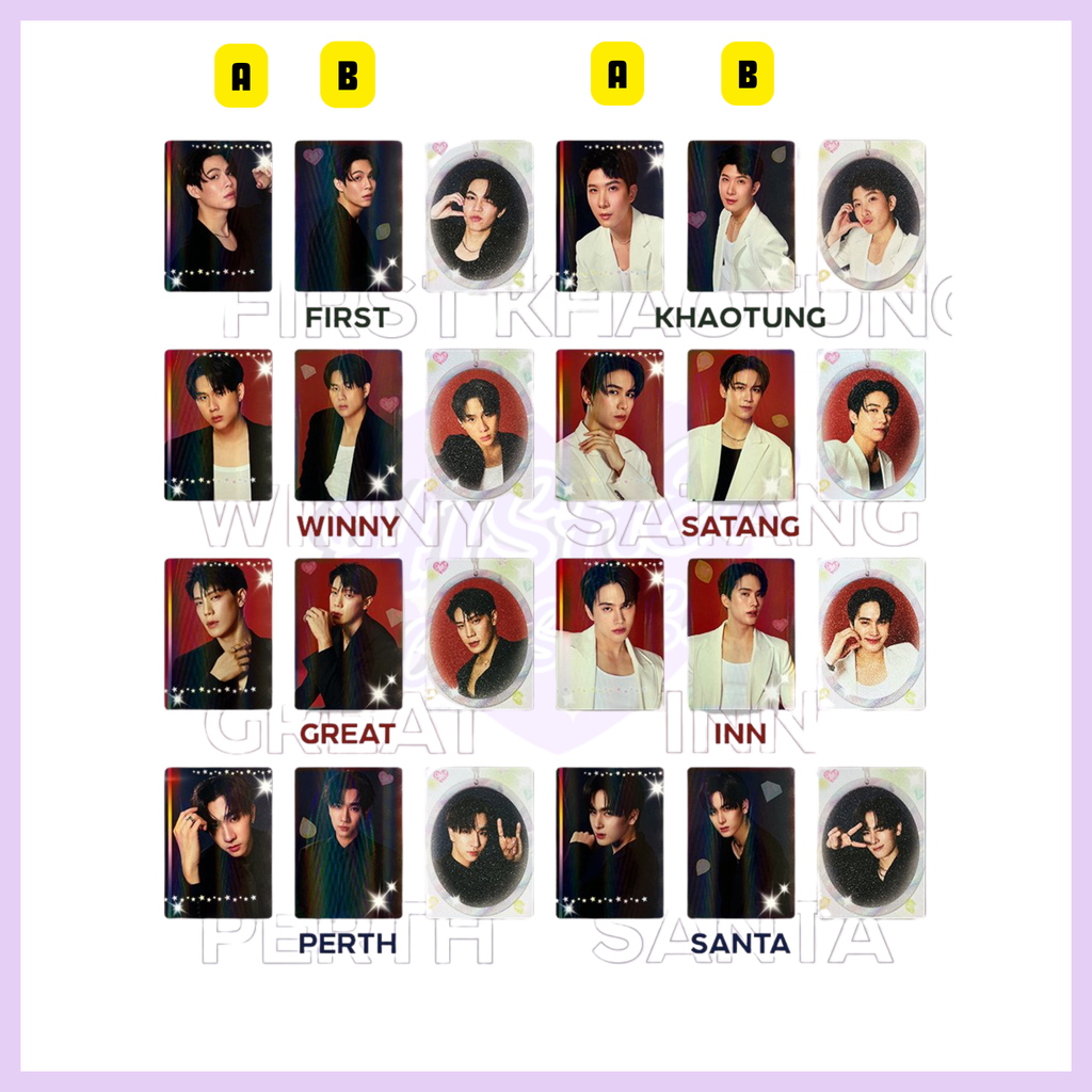 GMMTV BLACK IN COLOR COLLECTIBLE RANDOM CARDS