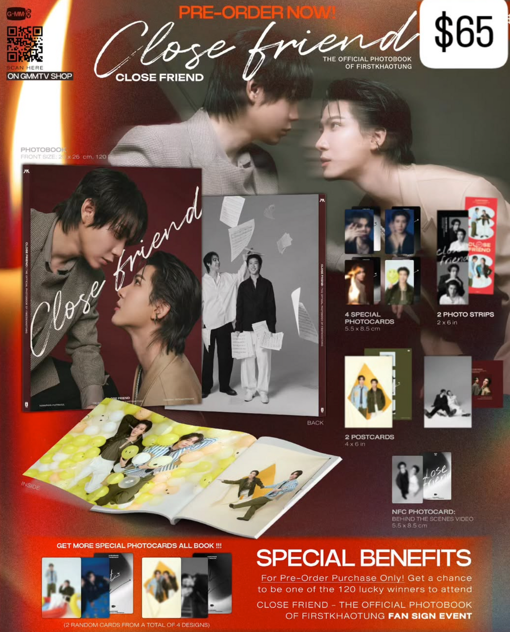 CLOSE FRIEND | THE OFFICIAL PHOTOBOOK OF FIRSTKHAOTUNG