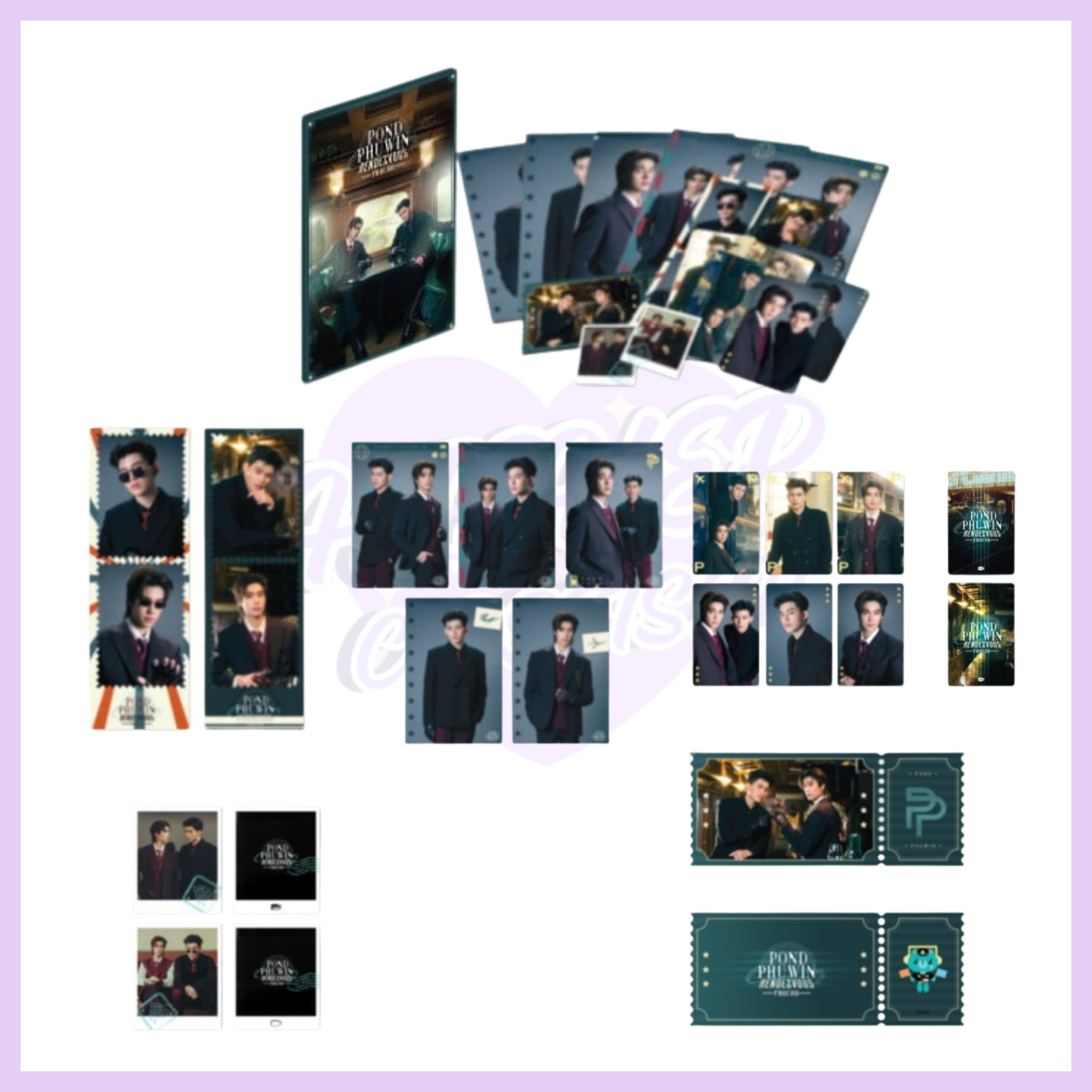 POND PHUWIN RENDEZVOUS FANCON MINI PHOTO SET