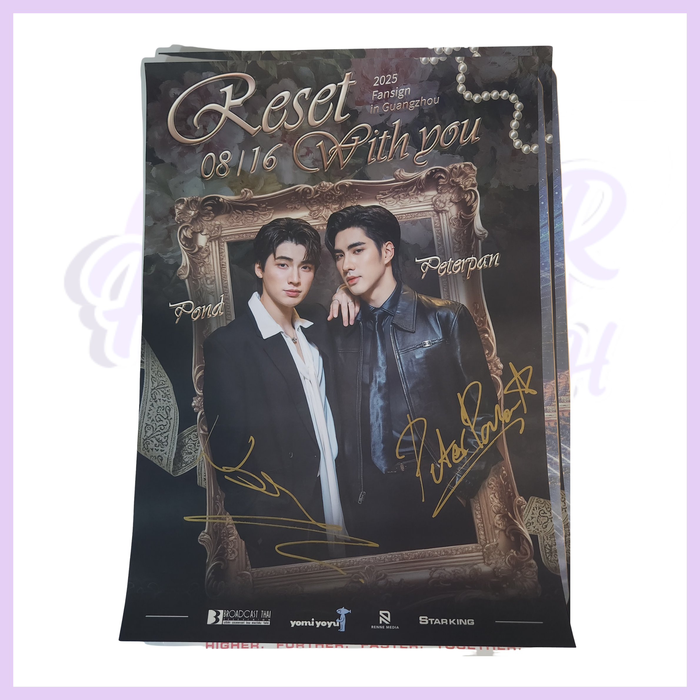 RESET FAN MEETING IN GUANGZHOU HAND SIGNED POSTER