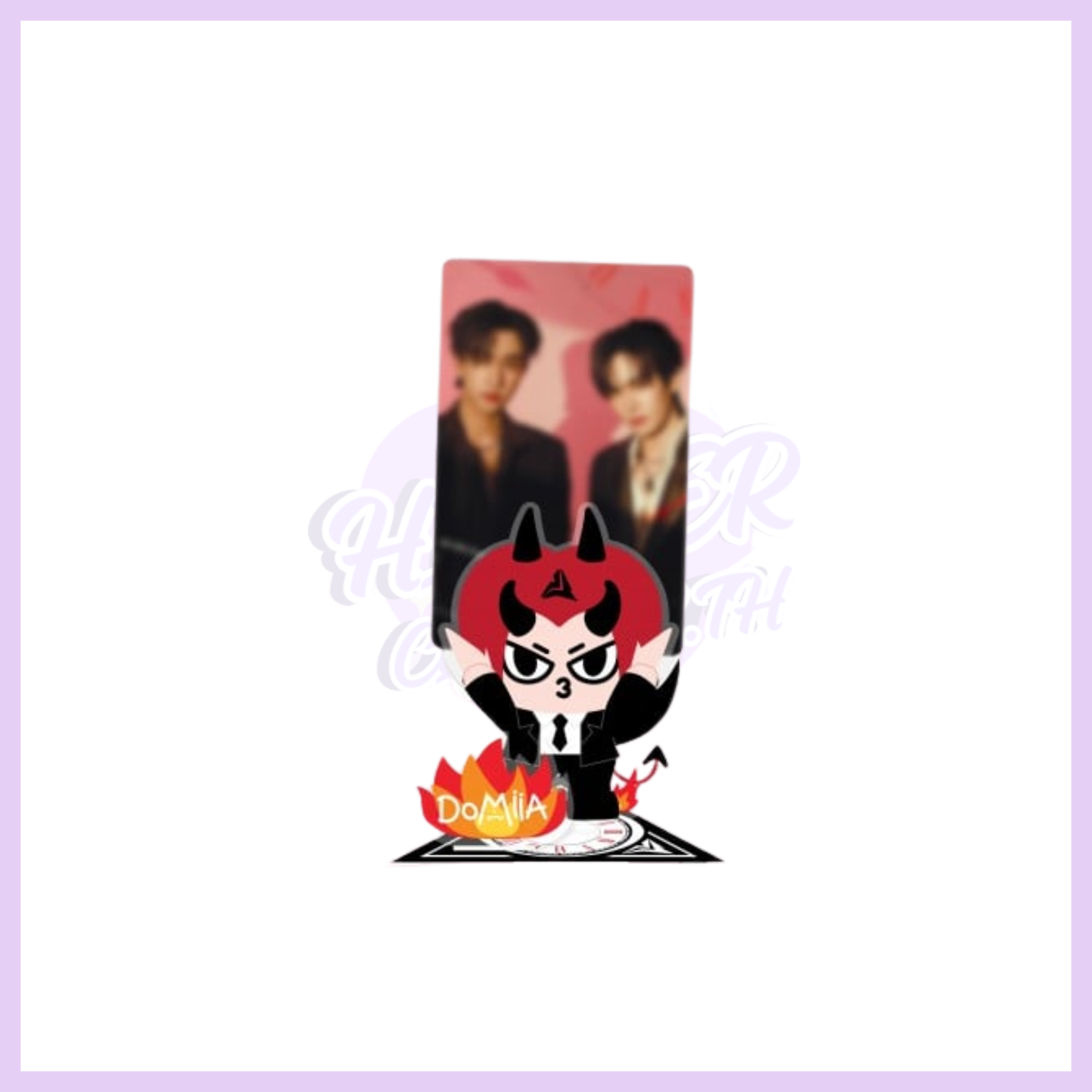 DOMIIA ACRYLIC CLIP STAND WITH PERTHSANTA PHOTOCARD