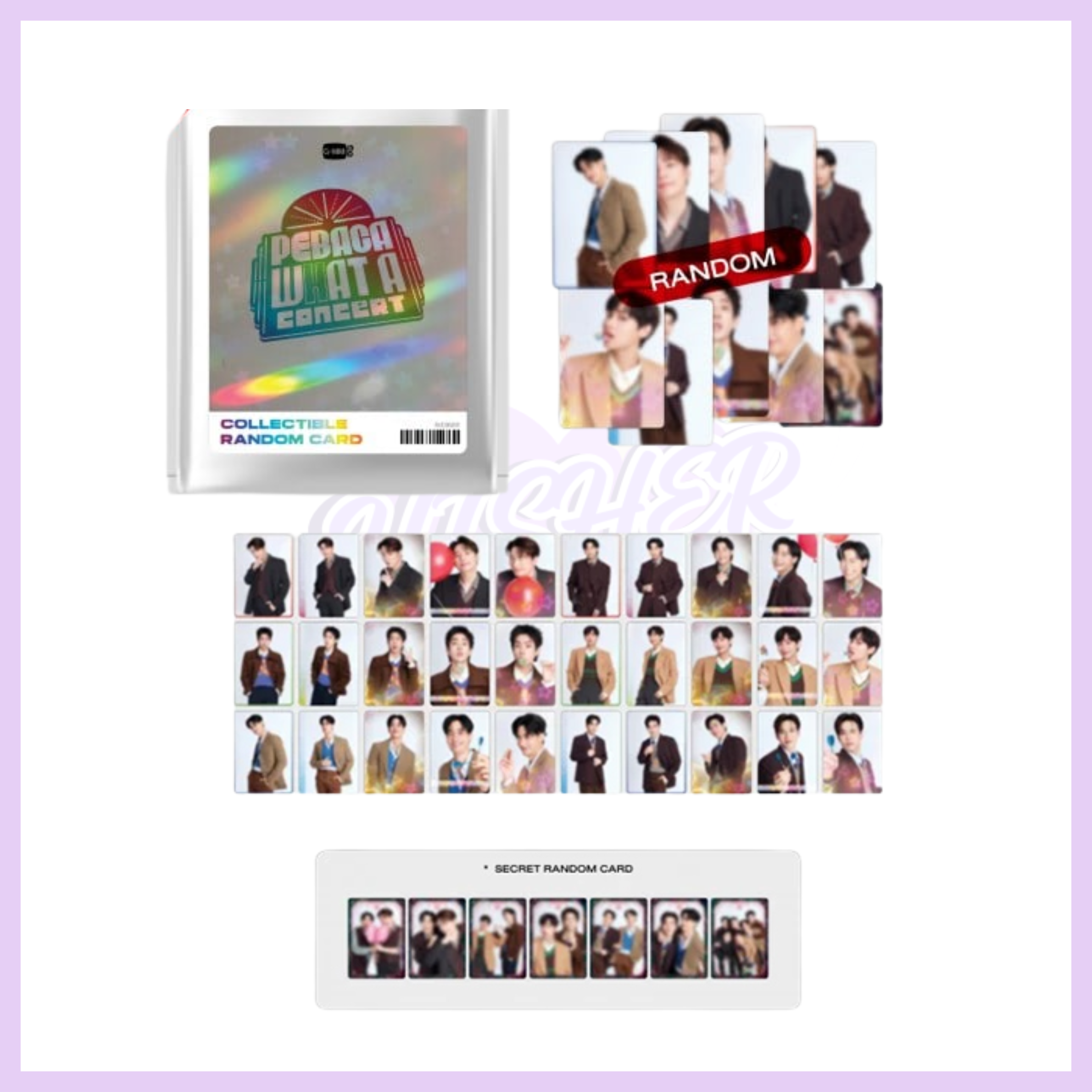 PEBACA WHAT A CONCERT COLLECTIBLE RANDOM CARD