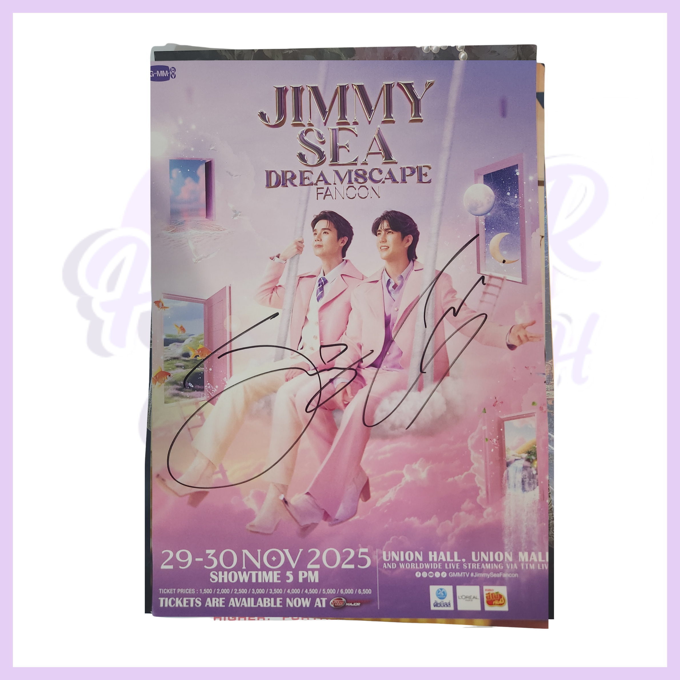 JIMMYSEA DREAMSCAPE FANCON HAND SIGNED POSTER