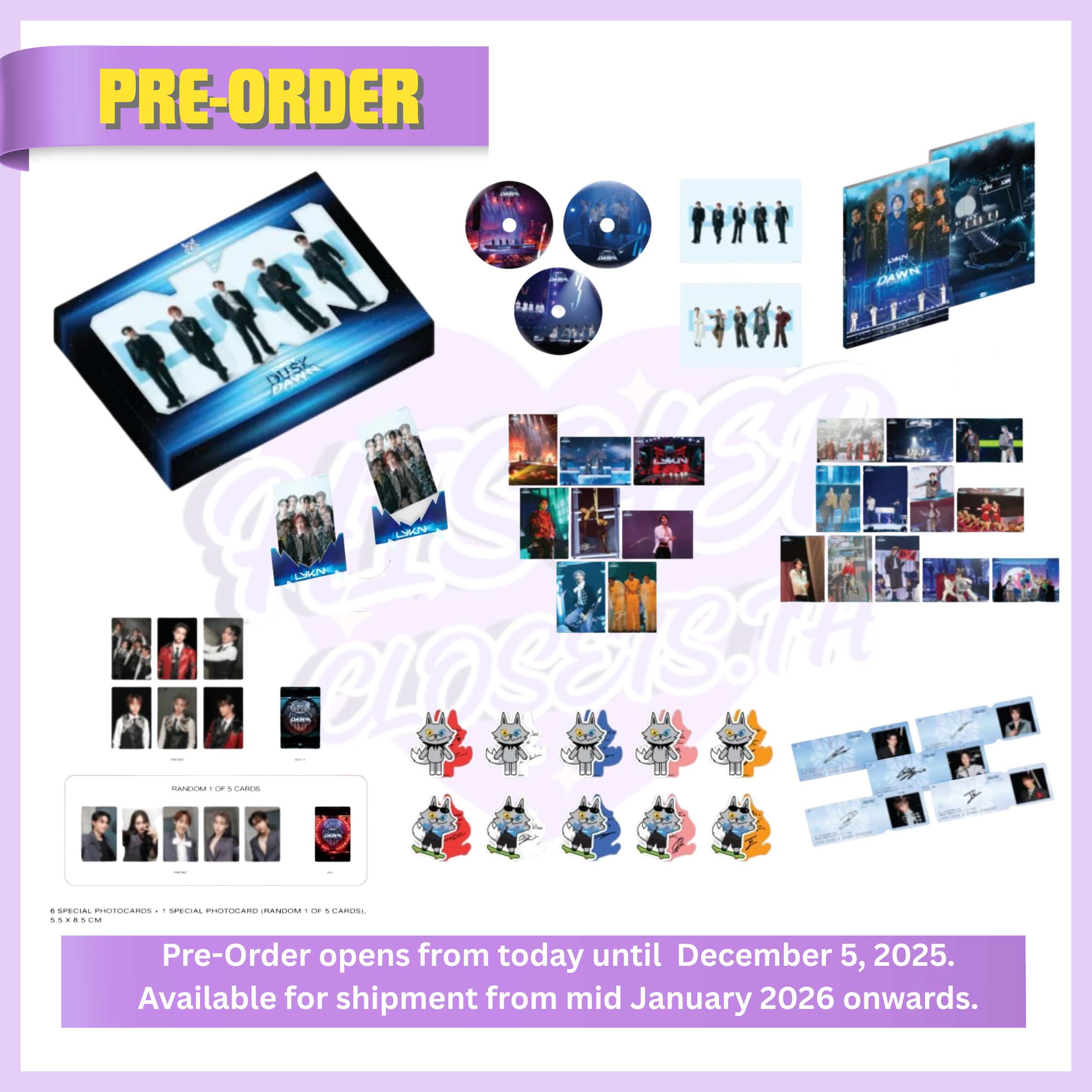 DVD BOXSET LYKN DUSK & DAWN CONCERT