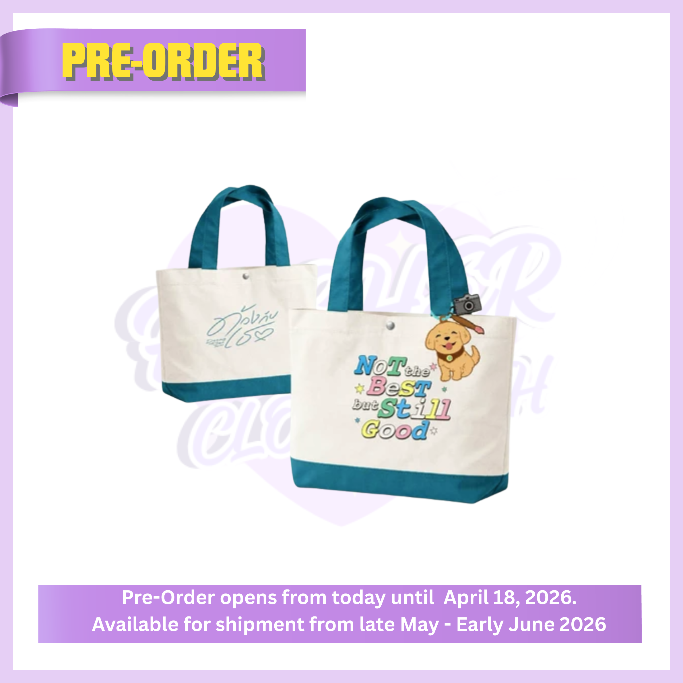 DUANG WITH YOU TOTE BAG