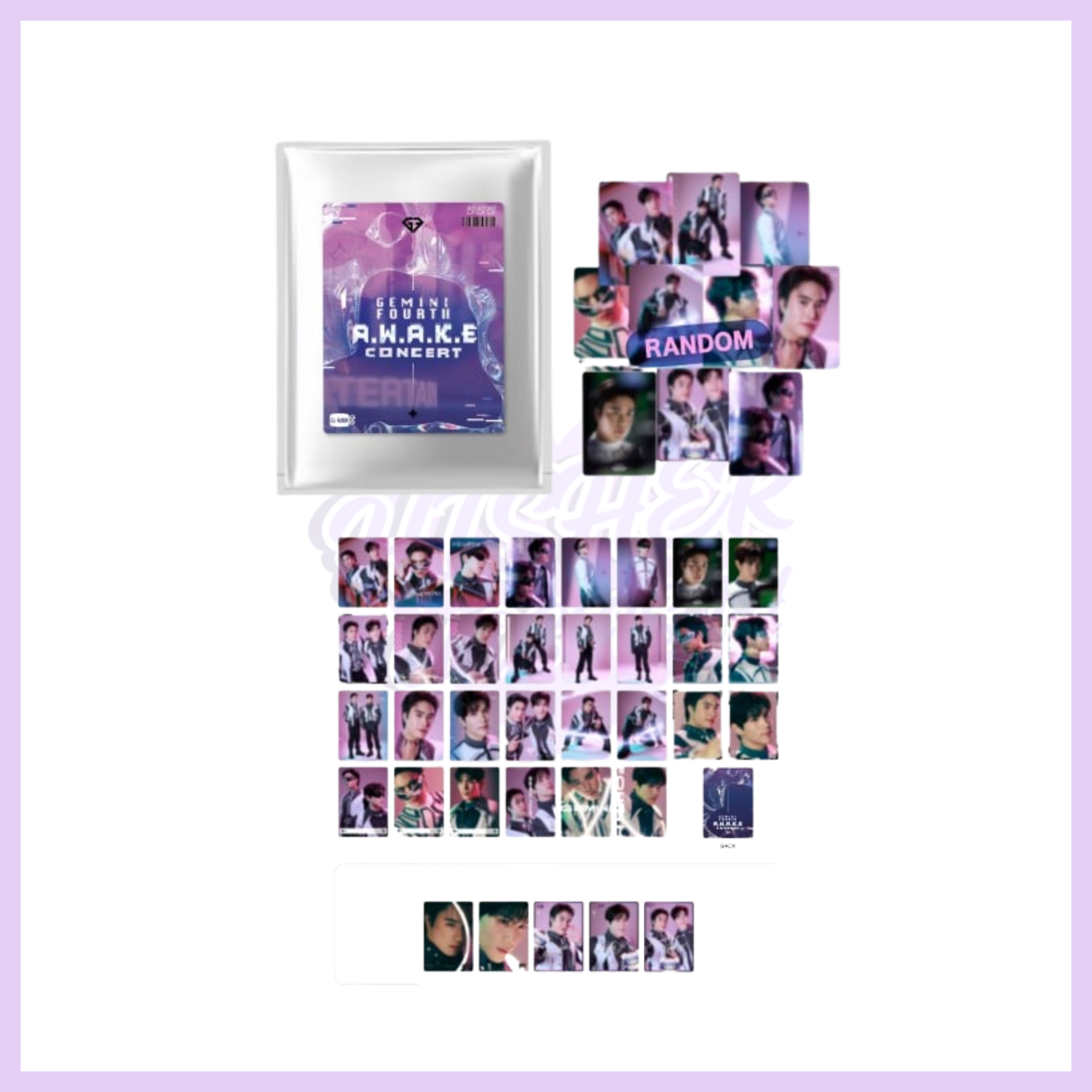 GEMINIFOURTH COLLECTIBLE RANDOM CARD | GEMINI FOURTH A.W.A.K.E CONCERT