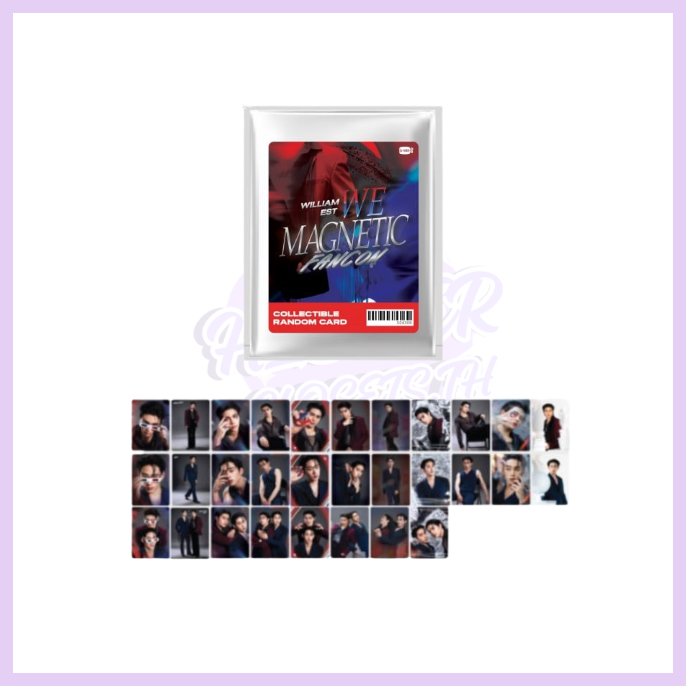 WILLIAMEST COLLECTIBLE RANDOM CARD | WILLIAM EST WE MAGNETIC FANCON