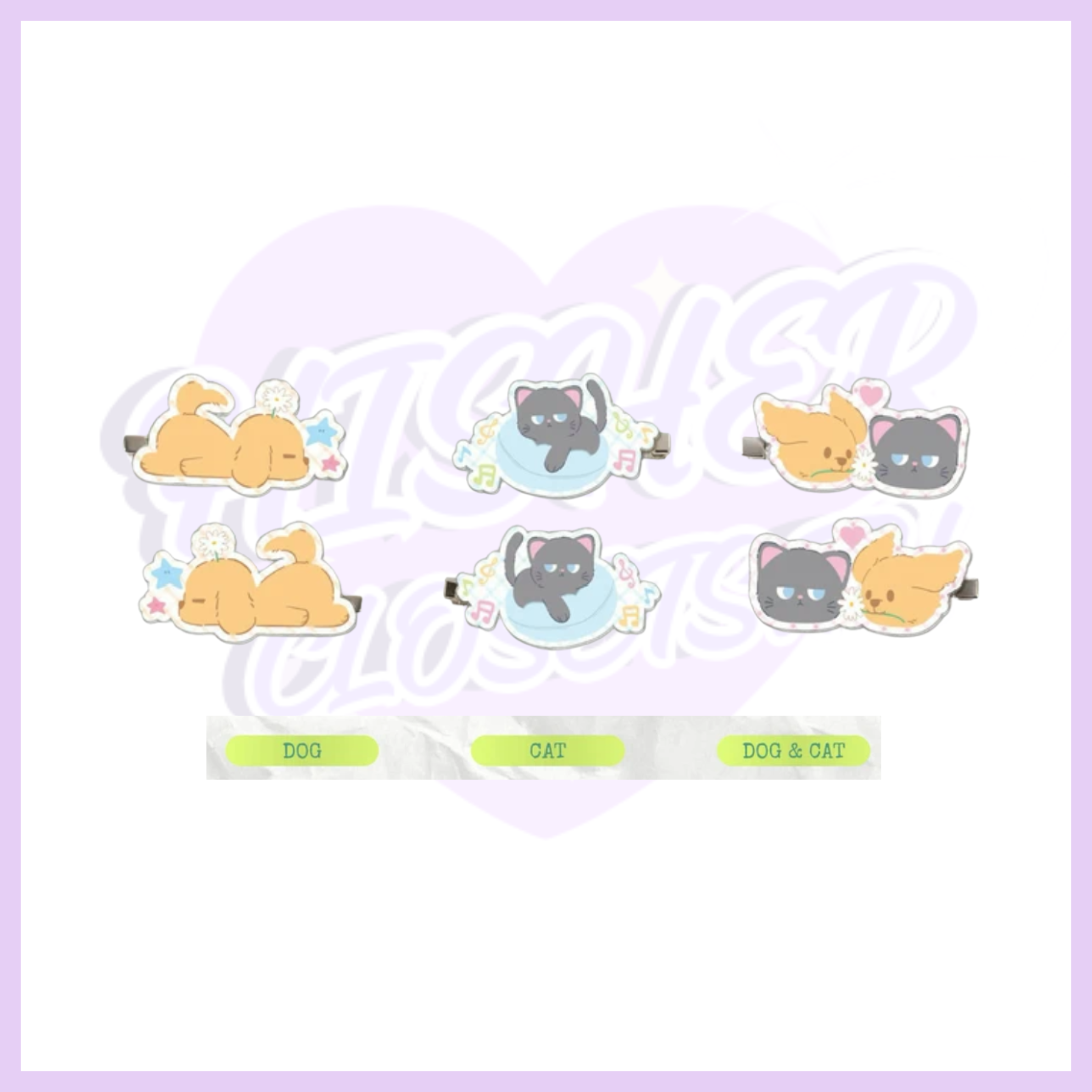 DUANG WITH YOU HAIR CLIPS SET
