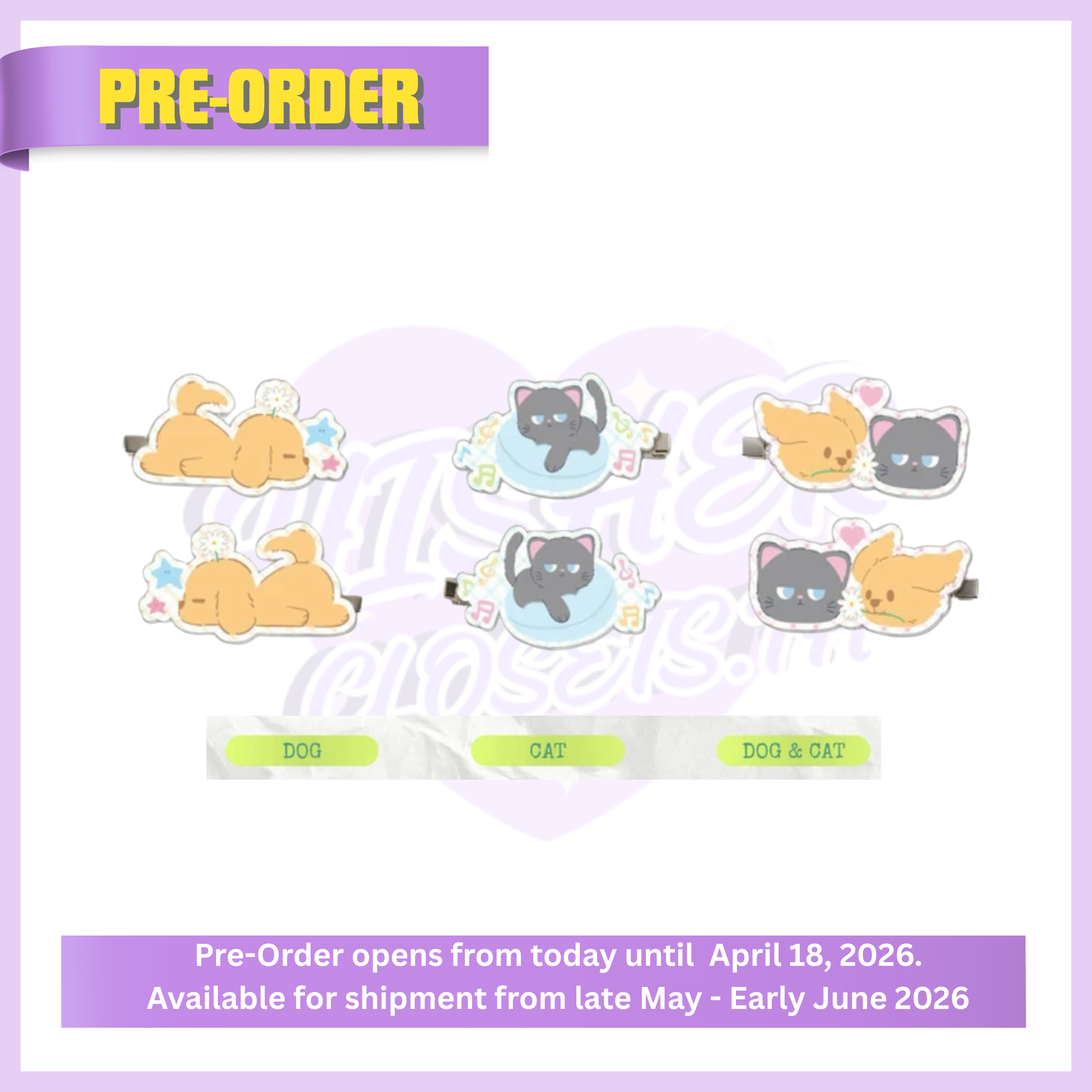 DUANG WITH YOU HAIR CLIPS SET