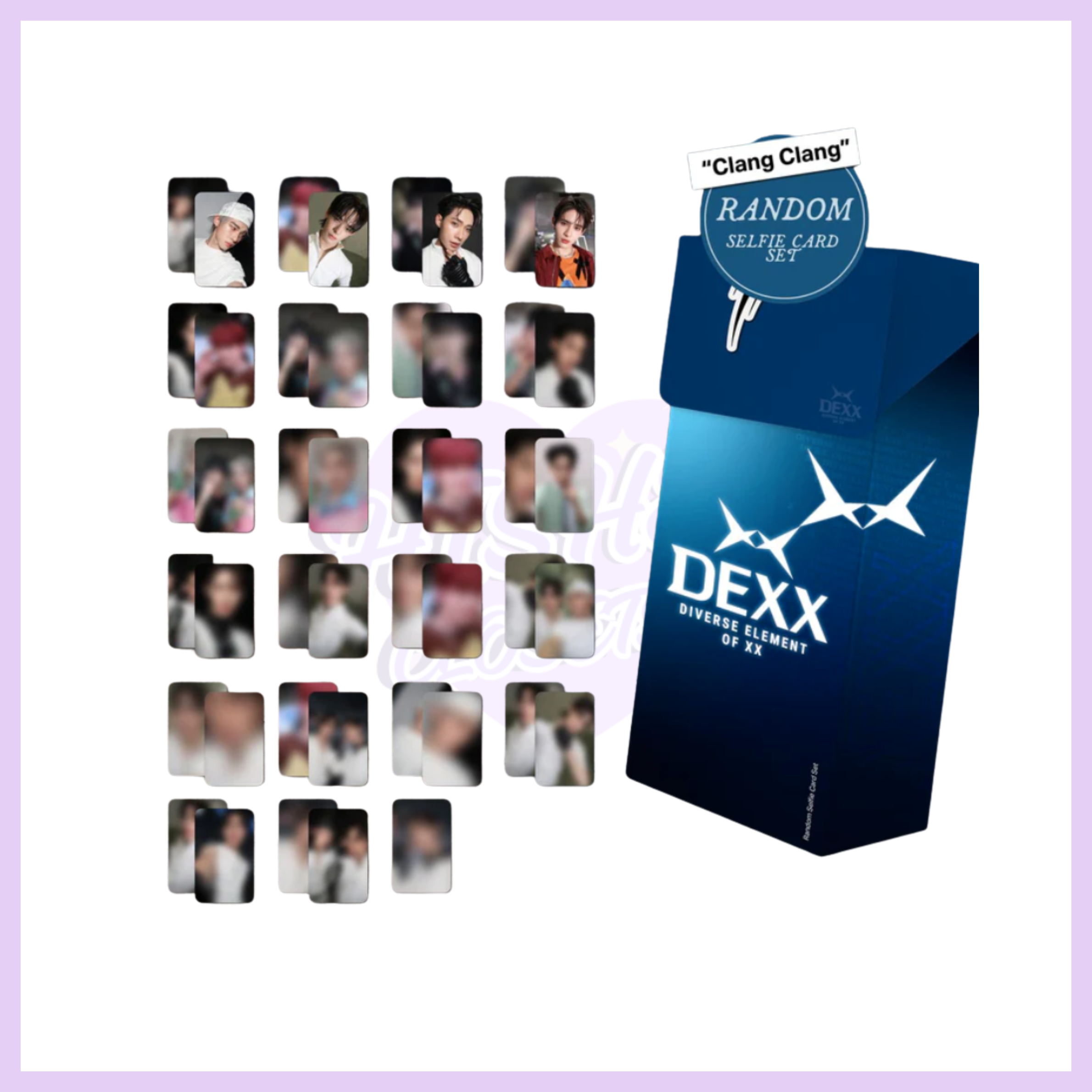 DMD - DEXX (Diverse Elements Of XX) 1st Single Debut "Clang Clang" Random Selfie Card Set
