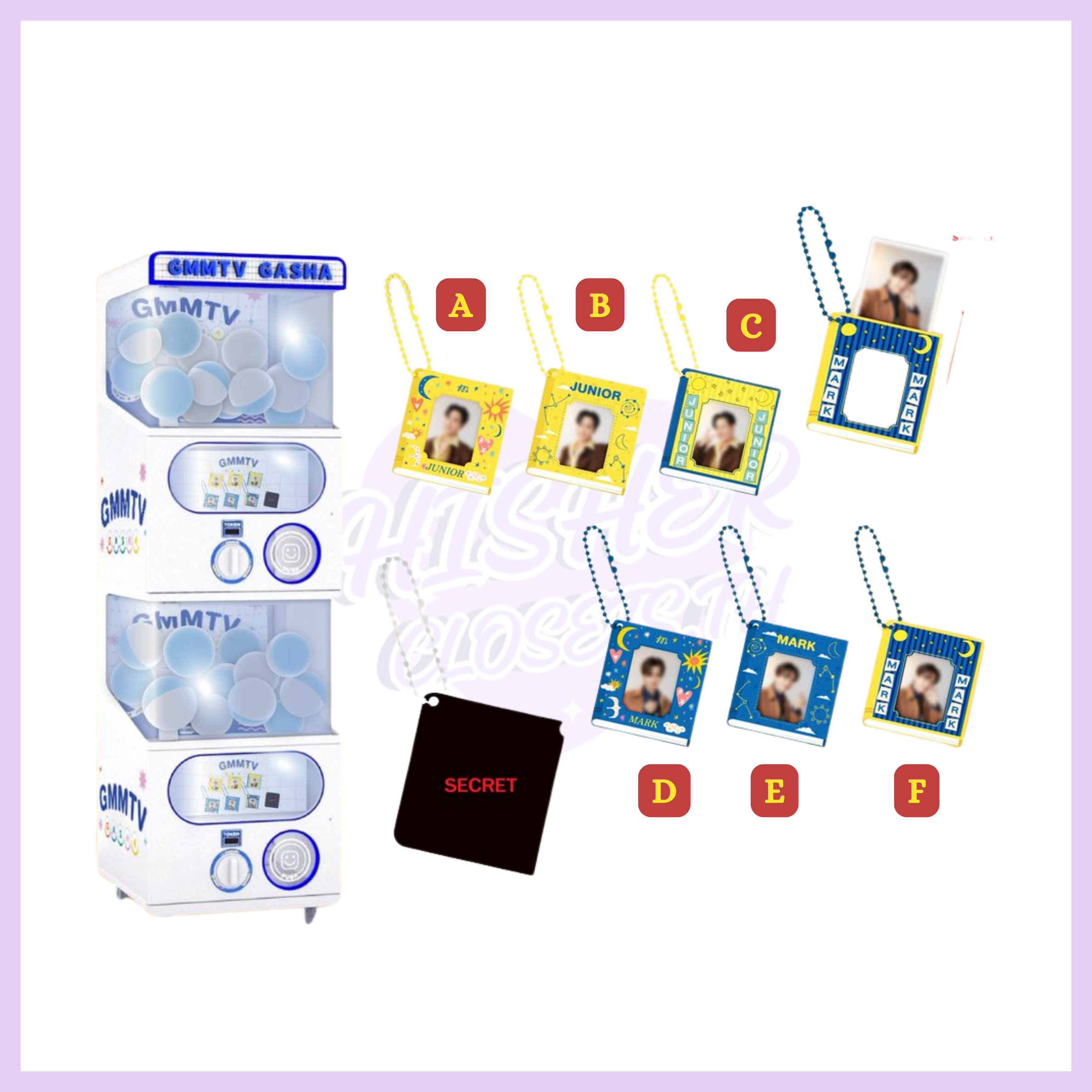 JUNIOR MARK SHINERISE FANCON | GASHA KEYCHAIN