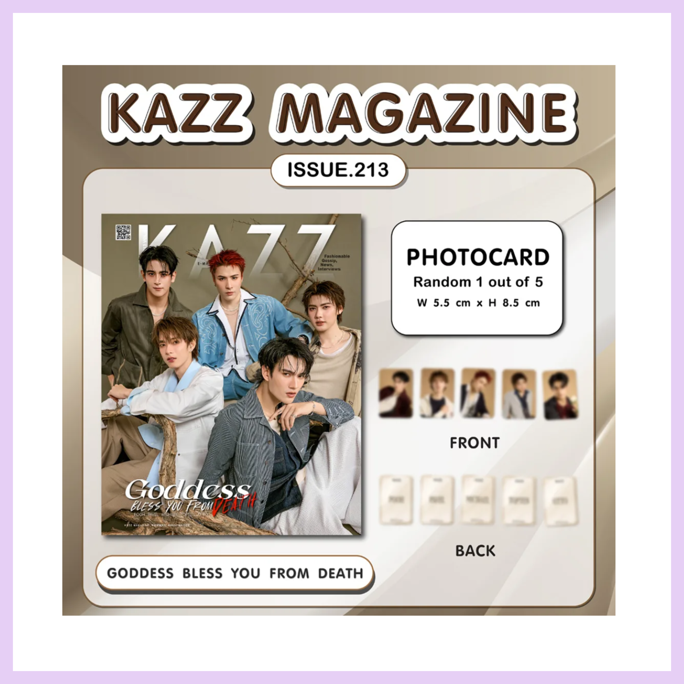 KAZZ 213 Goddess Bless You From Death – Pooh Pavel Michael Topten Otto