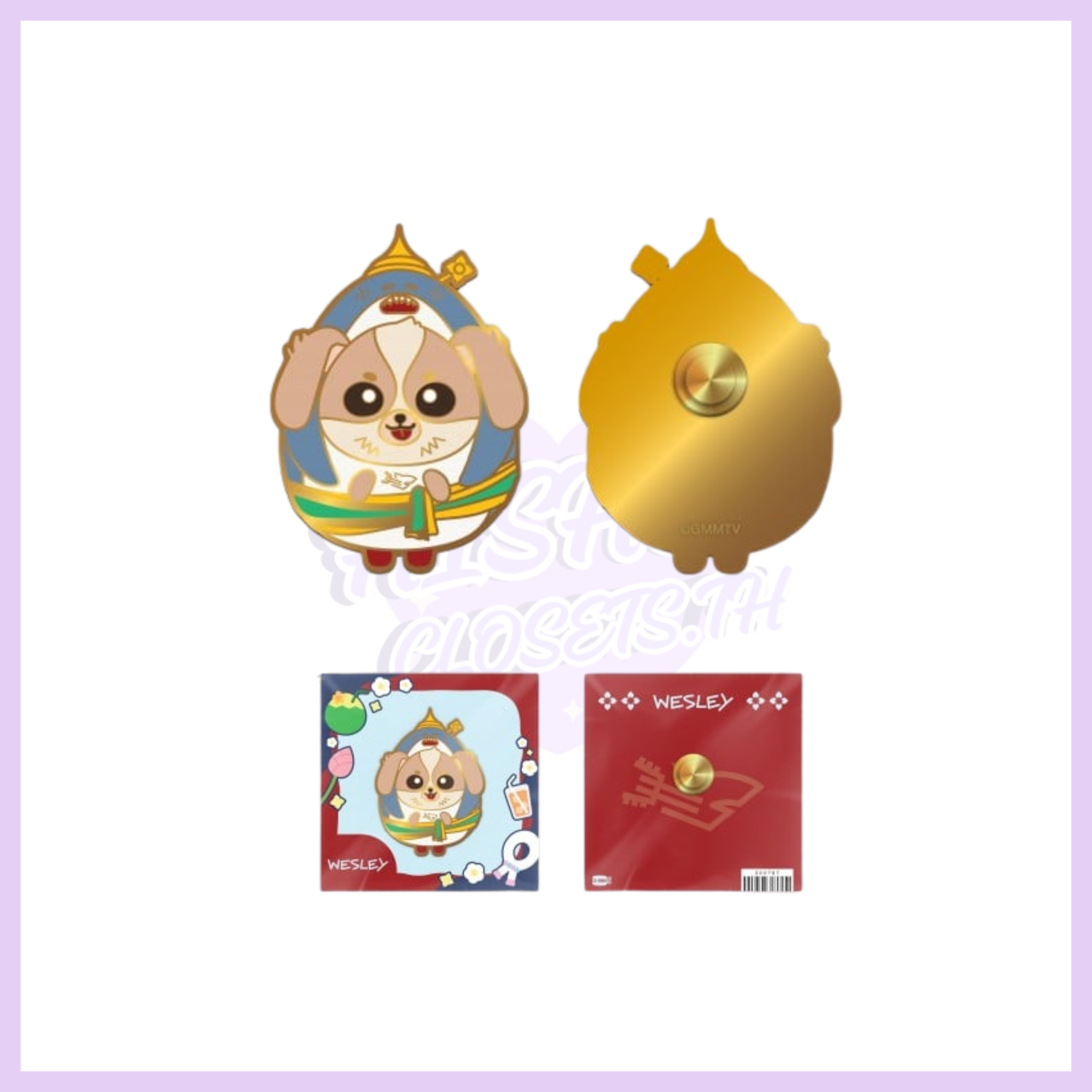 WESLEY CHARACTER PIN
