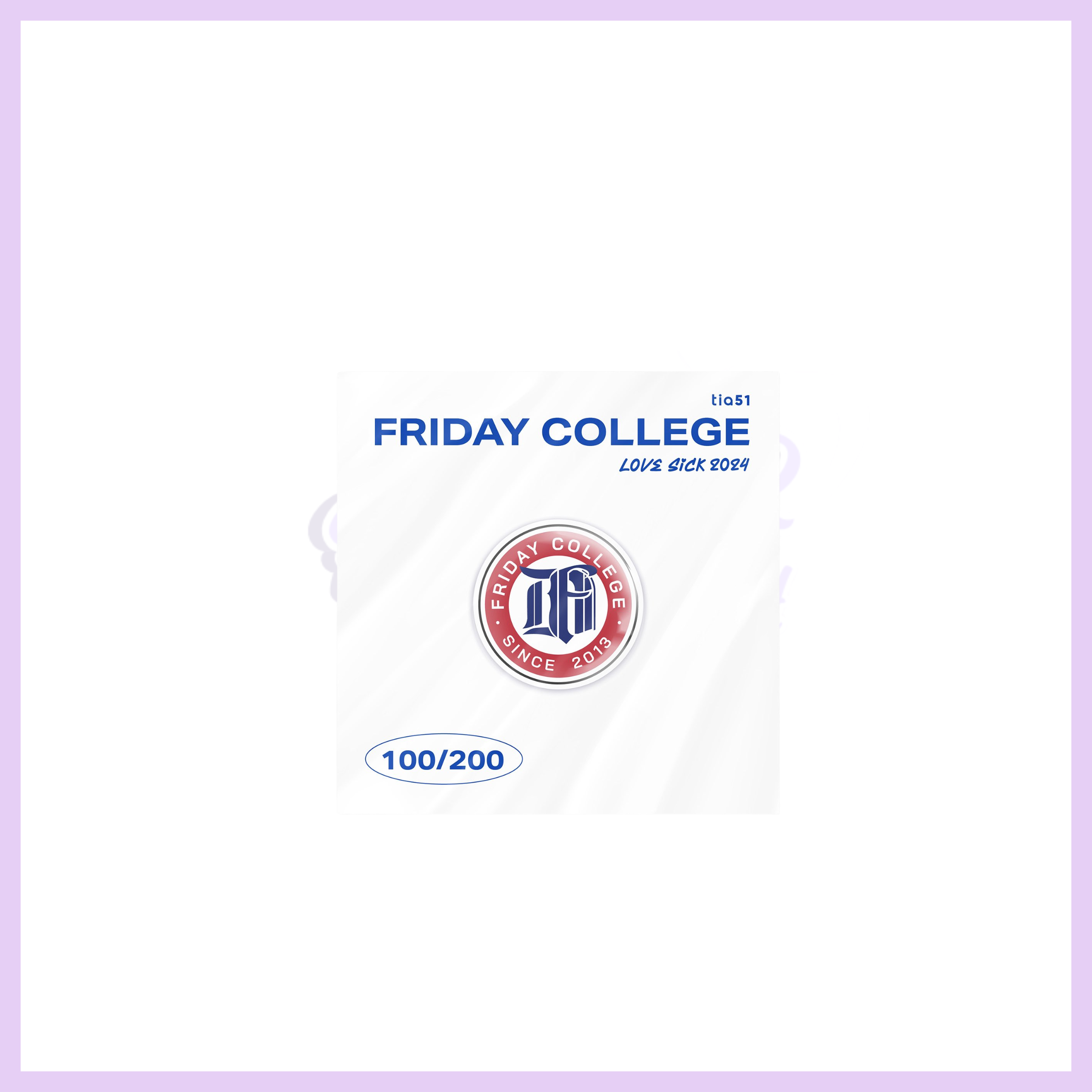 LoveSick2024 Midterm Friday College PIN