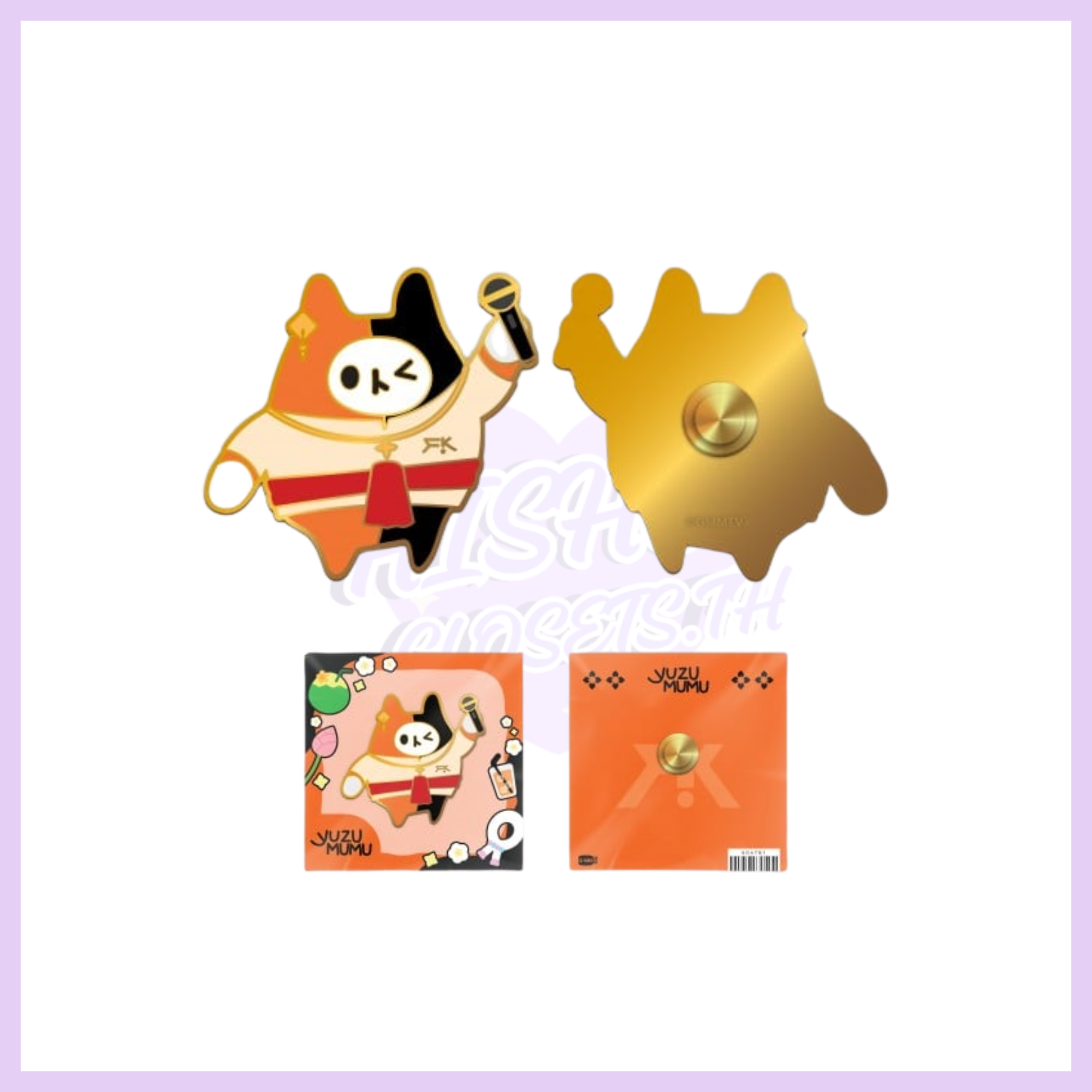 YUZU MUMU CHARACTER PIN