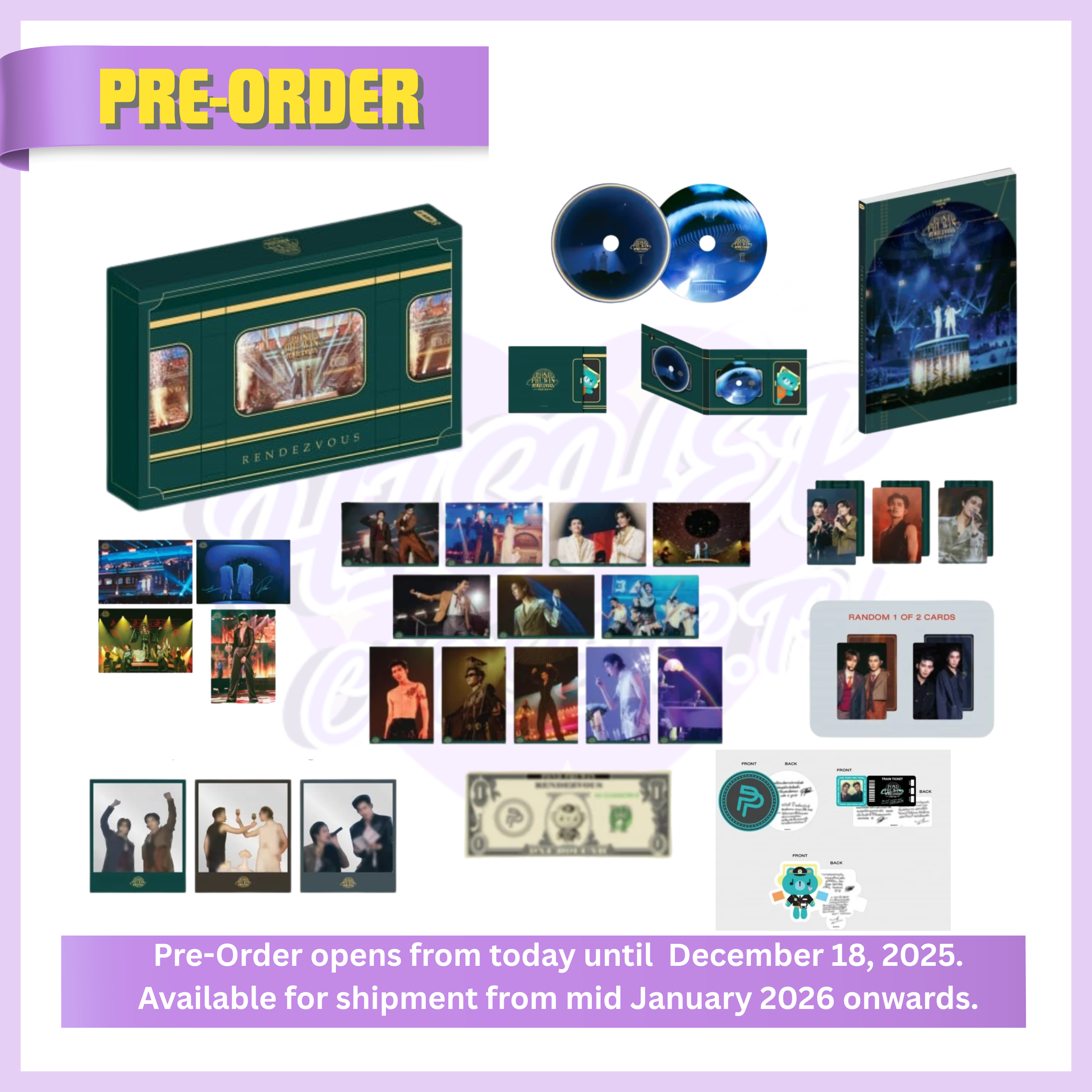 DVD BOXSET POND PHUWIN RENDEZVOUS FANCON