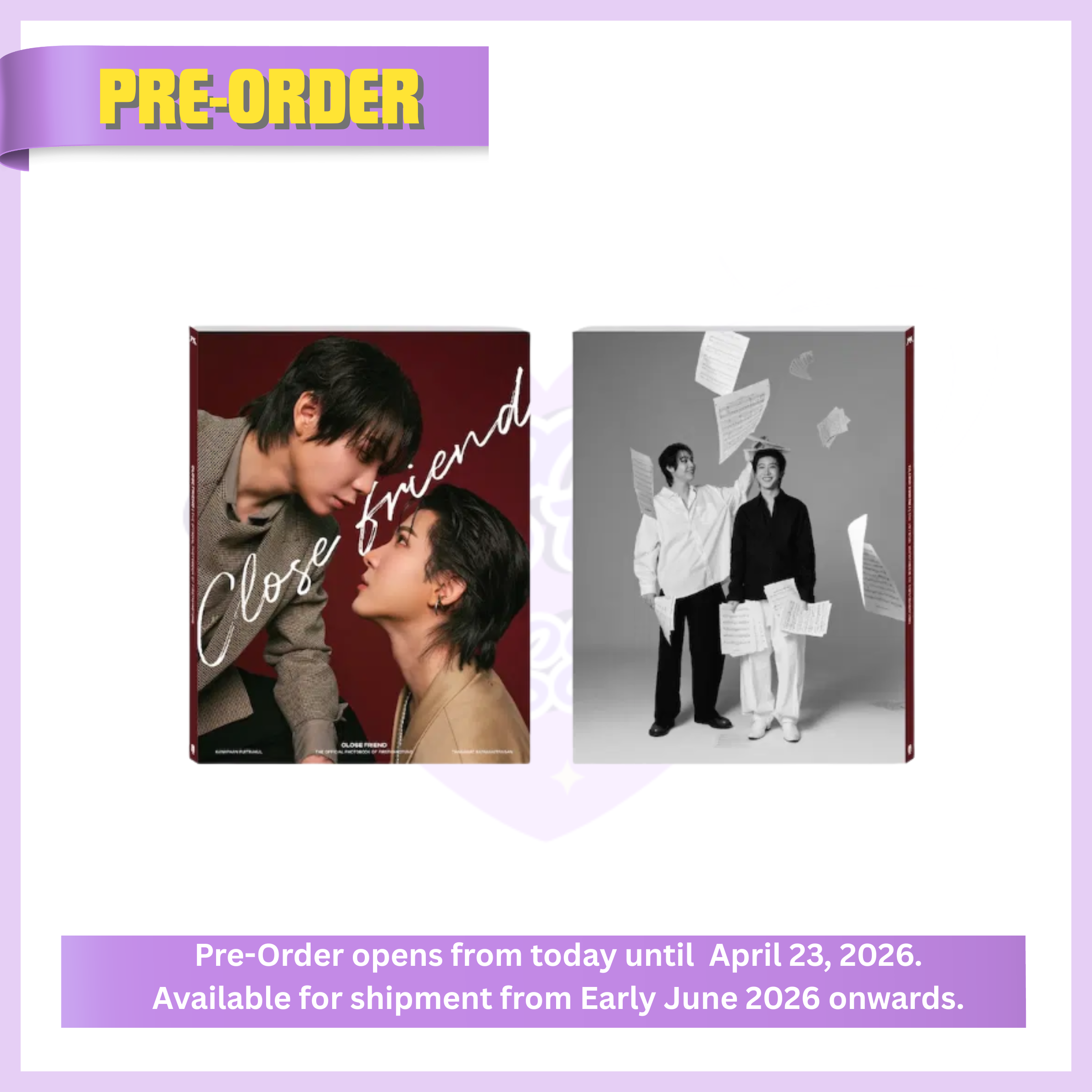 CLOSE FRIEND | THE OFFICIAL PHOTOBOOK OF FIRSTKHAOTUNG
