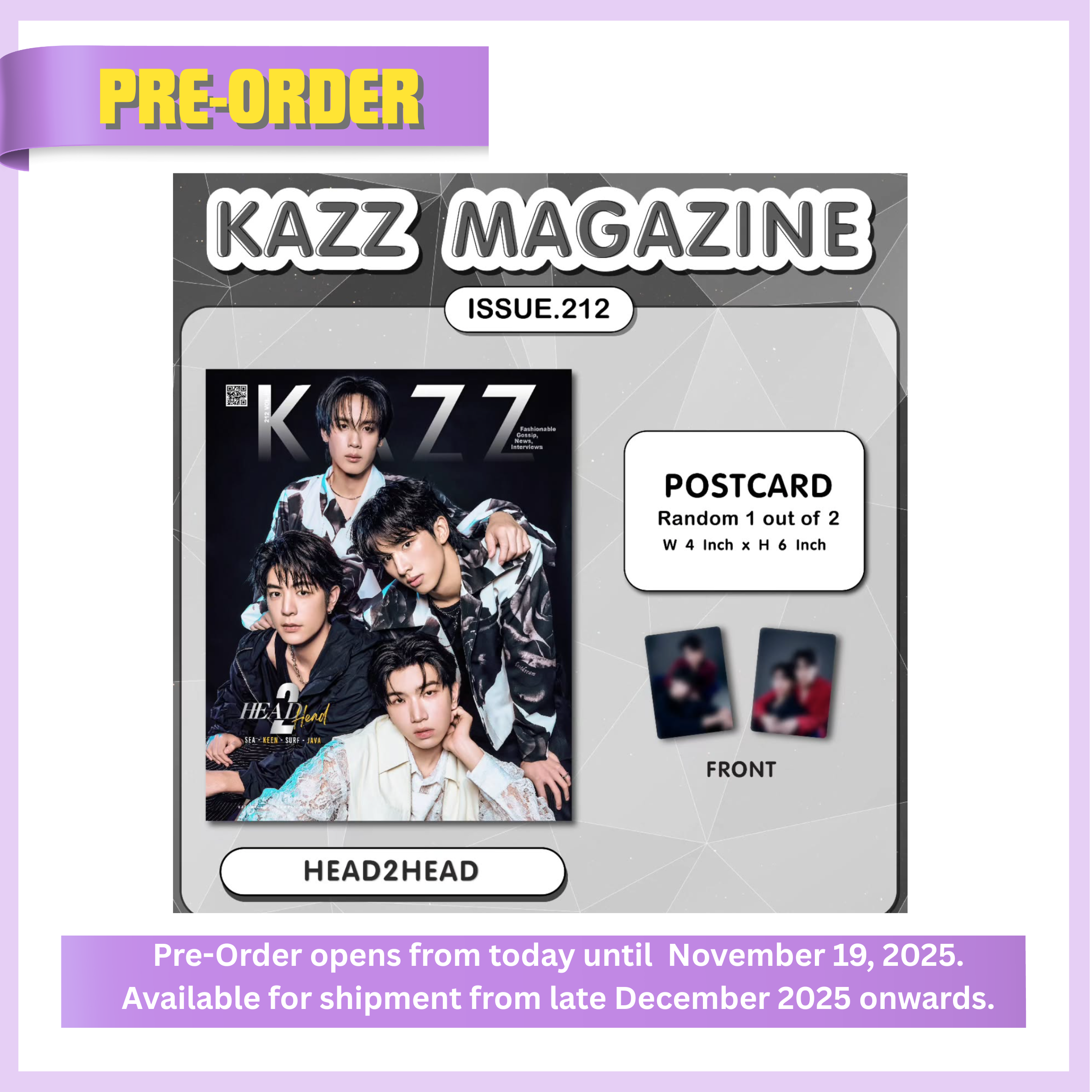 KAZZ MAGAZINE HEAD 2 HEAD