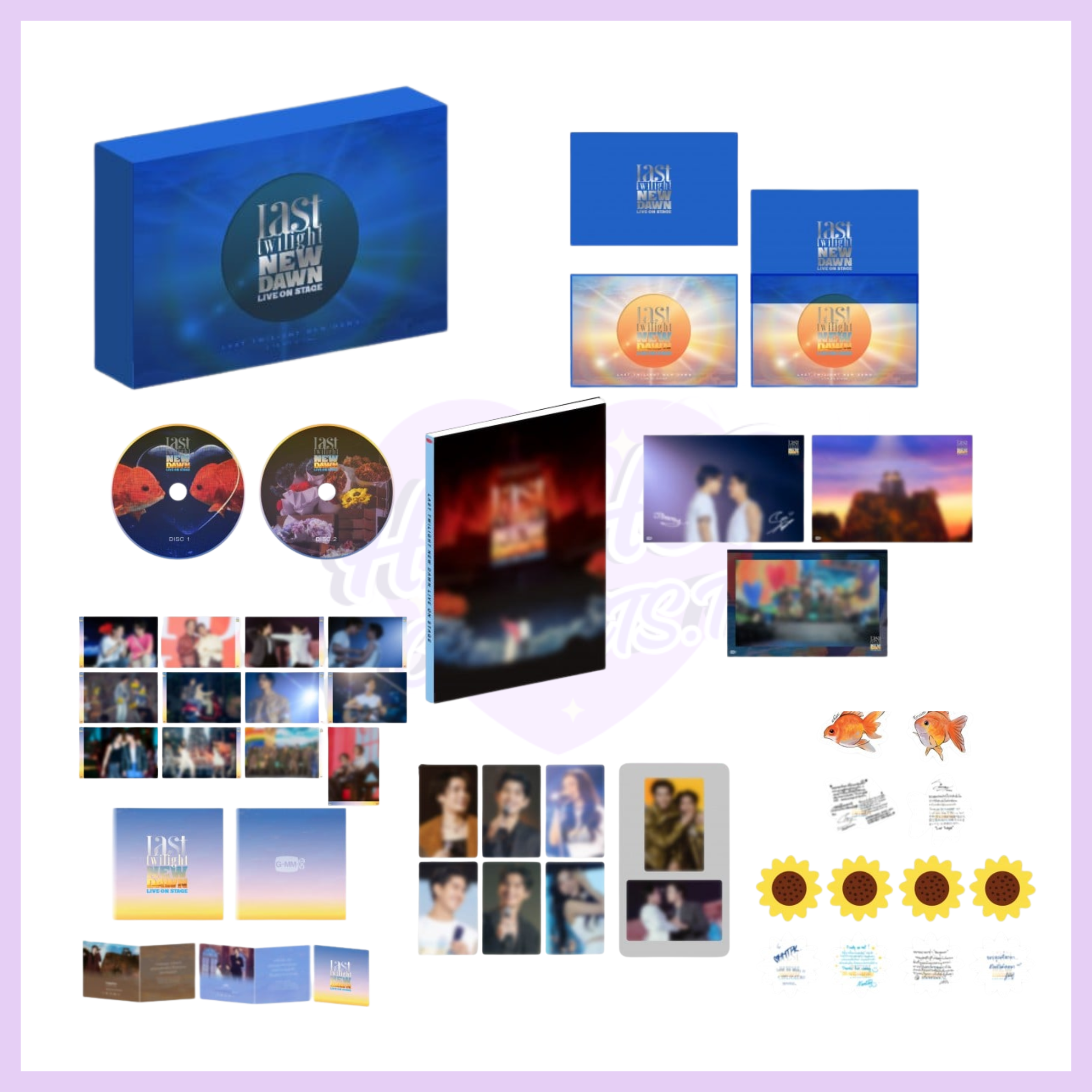 DVD BOXSET LAST TWILIGHT NEW DAWN LIVE ON STAGE