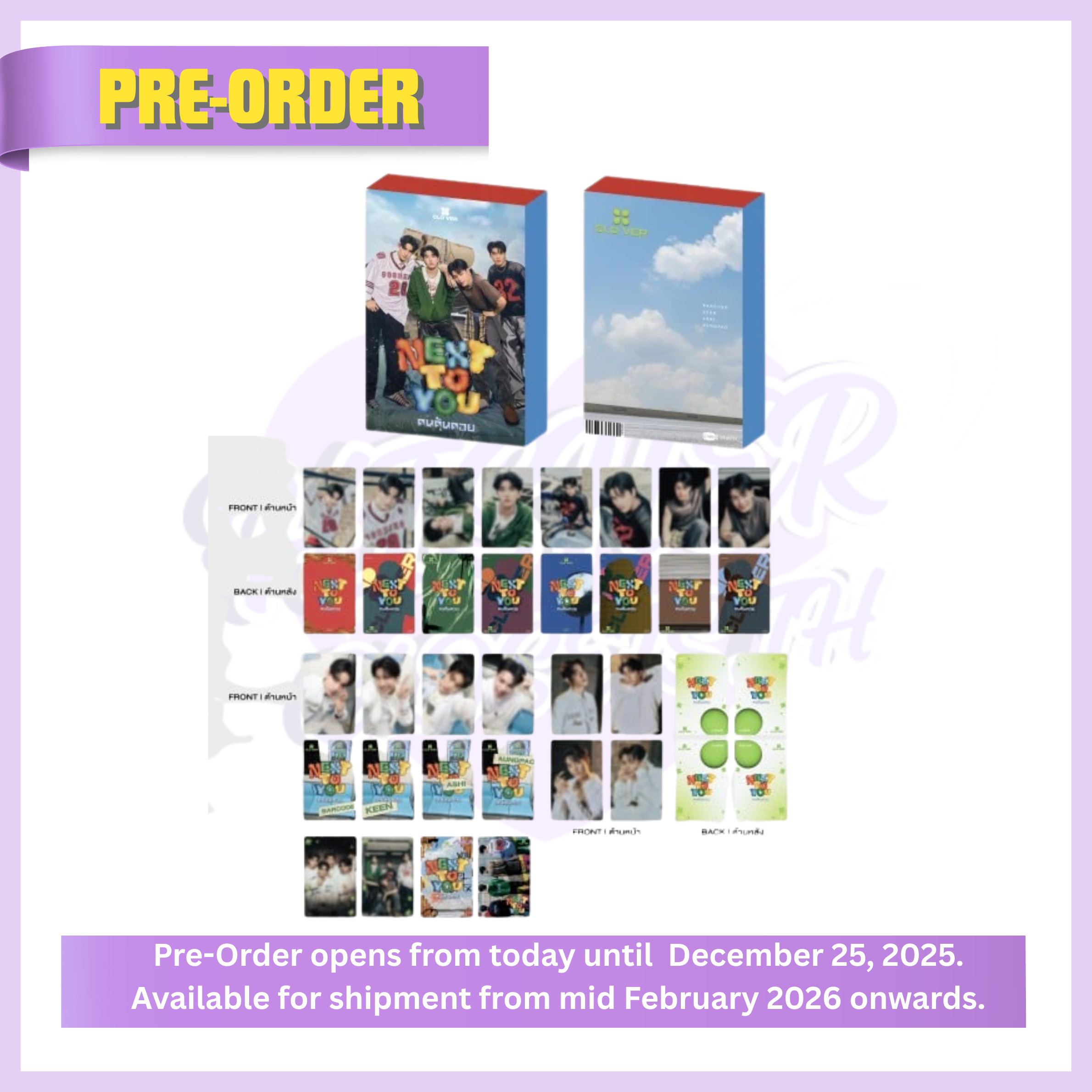 CLO’VER COLLECTIBLE CARD SET