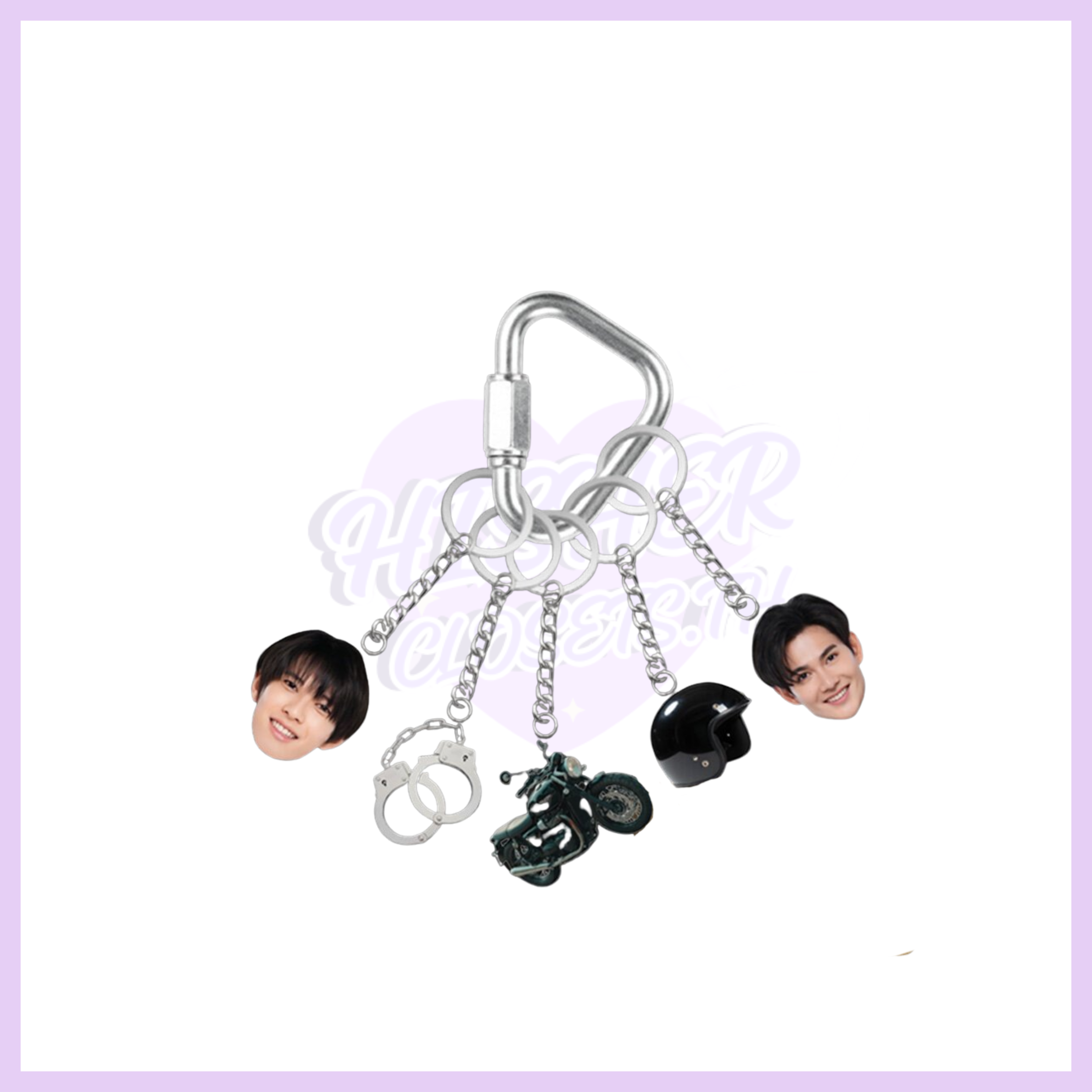 GODDESS BLESS YOU FROM DEATH KEYCHAIN