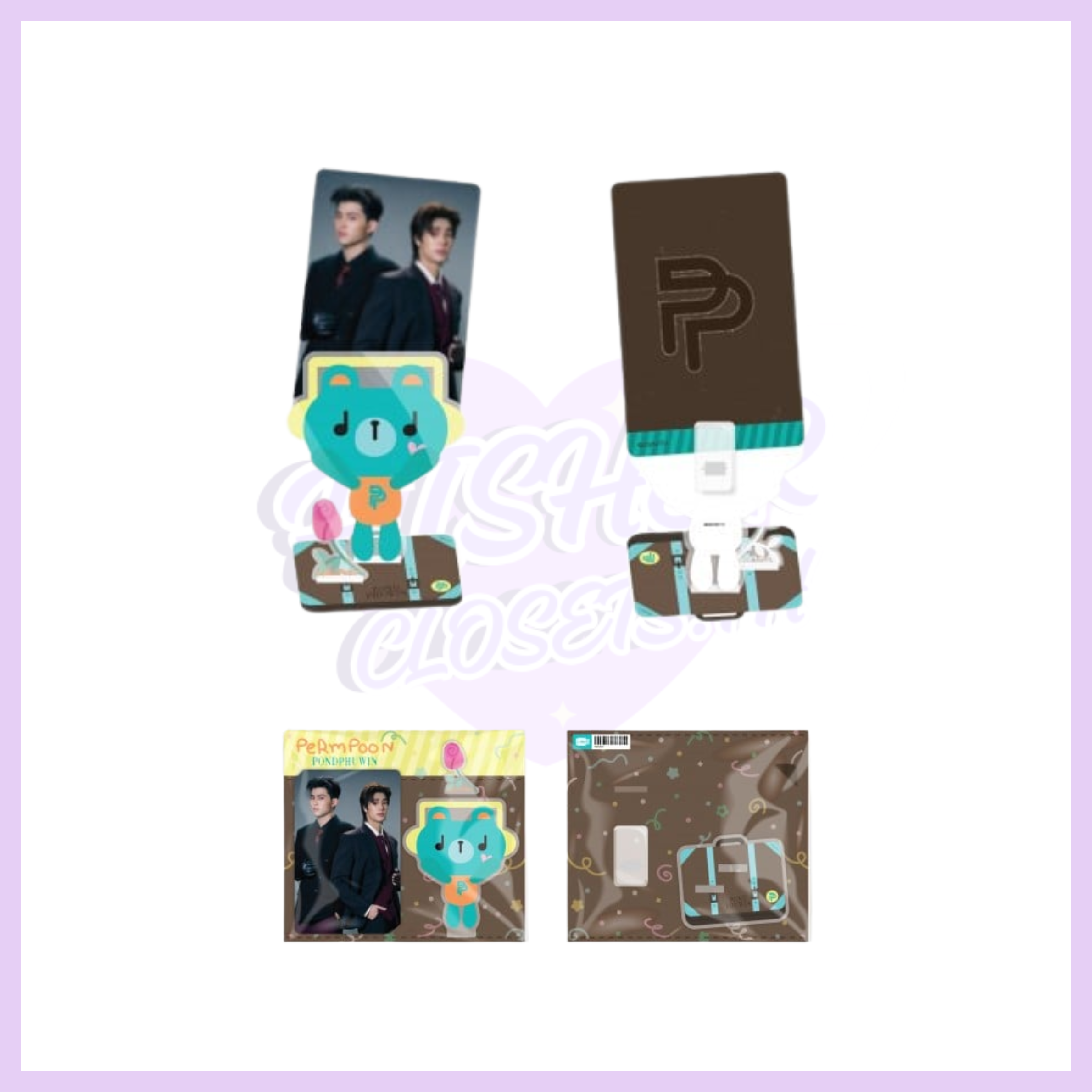 PERMPOON ACRYLIC CLIP STAND WITH PONDPHUWIN PHOTOCARD