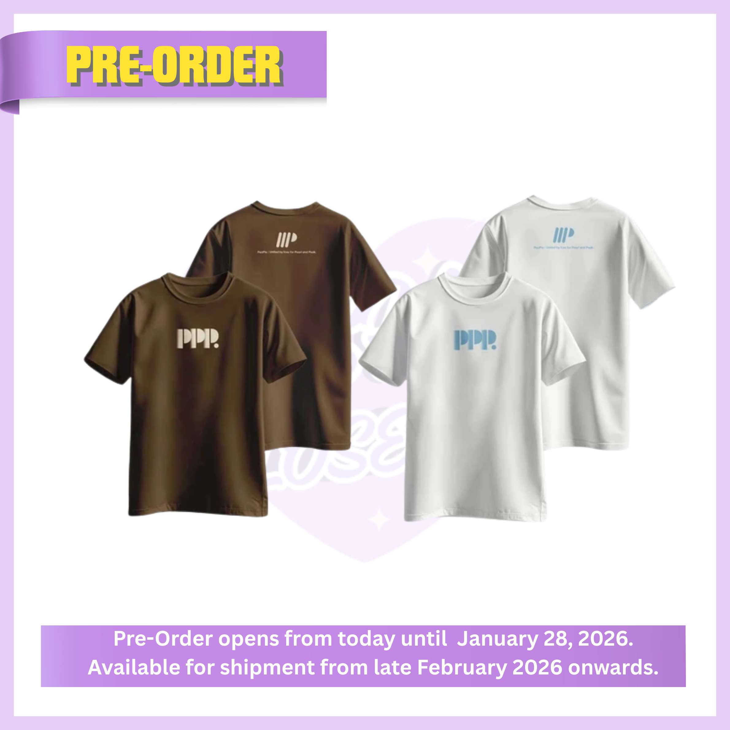 PEARLPEAK PPP. T-SHIRT